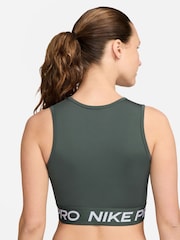 Nike Green Pro 365 Dri-FIT Cropped Tank Top - Image 4 of 5