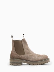 AllSaints Brown Driver Suede Boots - Image 2 of 5