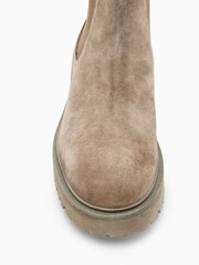 AllSaints Brown Driver Suede Boots - Image 4 of 5