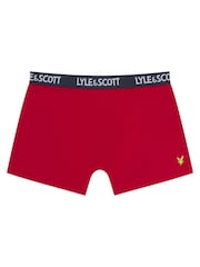 Lyle & Scott White Underwear Boys Markus Trunks 3 Pack - Image 2 of 4