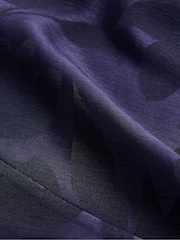 Ted Baker Blue Trebbia Asymmetric Jacquard Midi Skirt - Image 5 of 5