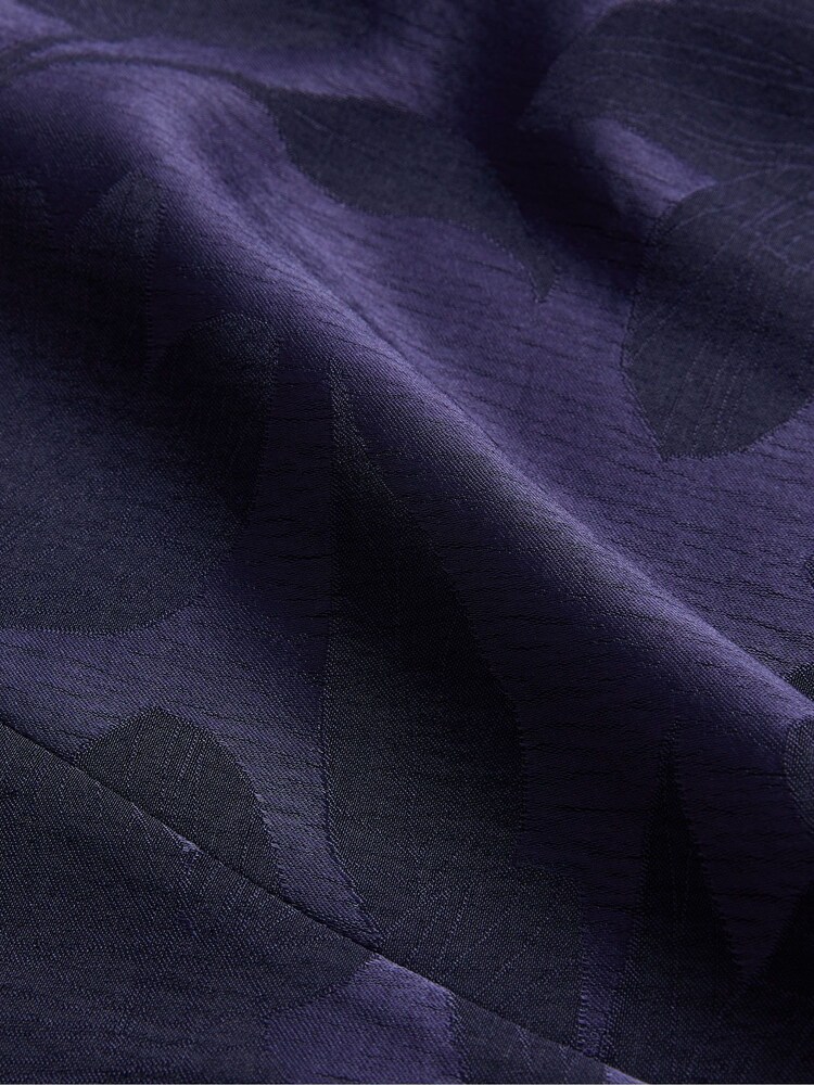 Ted Baker Blue Trebbia Asymmetric Jacquard Midi Skirt - Image 5 of 5