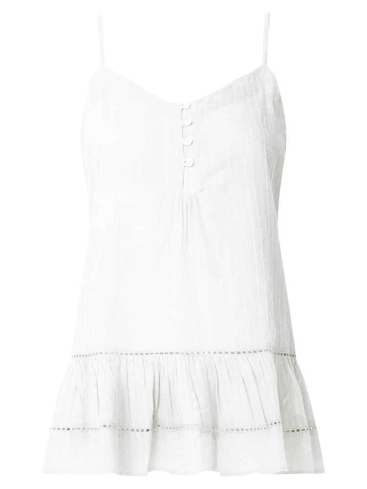 Joe Browns White Relaxed Ladder Lace 100% Cotton Cami - Image 5 of 5