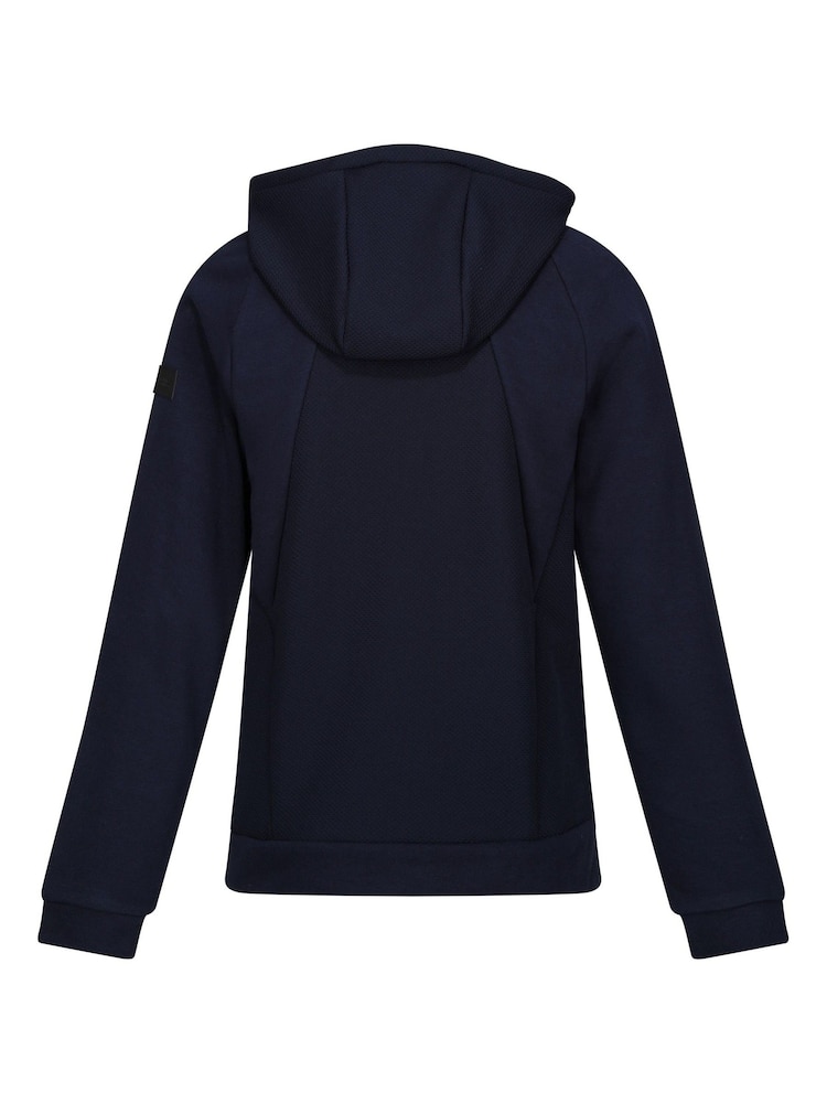 Regatta Blue Flamino Full Zip Hooded Fleece - Image 8 of 8