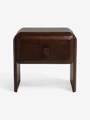 MADE.COM Brown Payton Mango Wood Bedside Table - Image 5 of 5