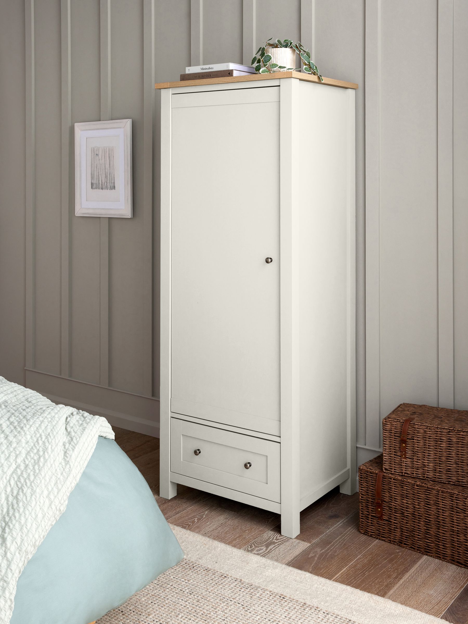 Buy Chalk Malvern Paint Effect Single Wardrobe from the Next UK online shop