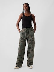 Gap Green Cargo Easy Trousers - Image 5 of 8
