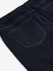 أزرق نيلي غسل - Regular Tapered Fit Classic Stretch Jeans - صورة 11 من 12