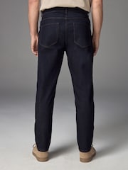 أزرق نيلي غسل - Regular Tapered Fit Classic Stretch Jeans - صورة 4 من 12