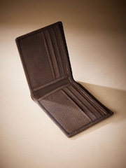 Brown Signature Textured Oily Leather Wallet - Image 2 of 4