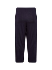 Yours Curve Blue Pleated Front Wide Leg Trousers - Image 5 of 5