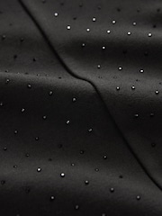 Black Ponte Sparkle Mini Skirt - Image 7 of 7