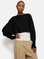 Lniany sweter ponczo Jigsaw Pure 100% lnu - Image 1 of 6