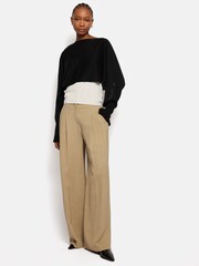 Lniany sweter ponczo Jigsaw Pure 100% lnu - Image 3 of 6