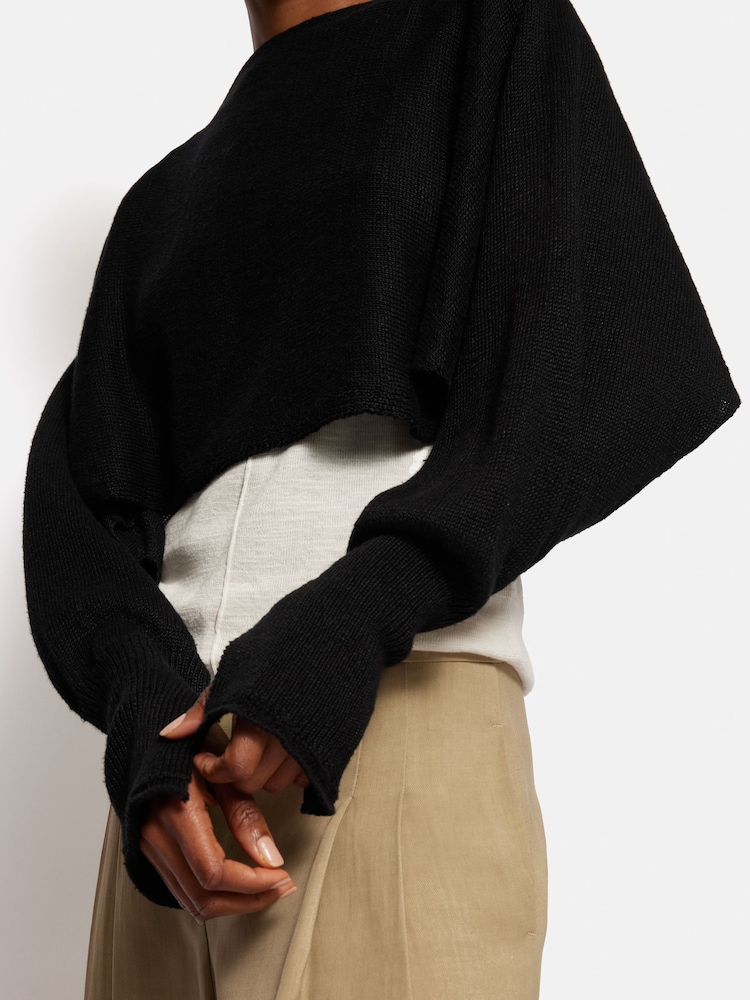 Lniany sweter ponczo Jigsaw Pure 100% lnu - Image 6 of 6