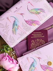 Sara Miller Purple Havelli Garden Travel Wallet - Image 3 of 4