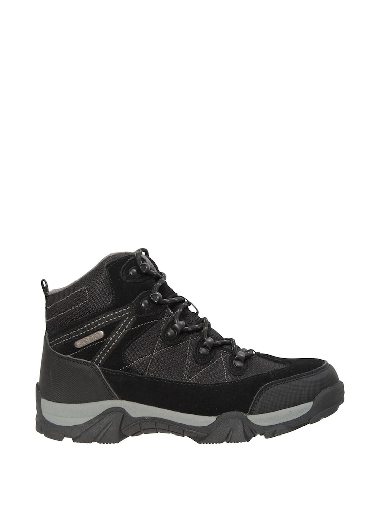 Mountain Warehouse Black Trail Waterproof Kids Walking Boots - Image 2 of 5