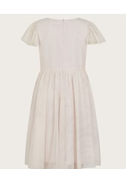Monsoon Emma Sequin Ruffle Dress - Image 2 of 3