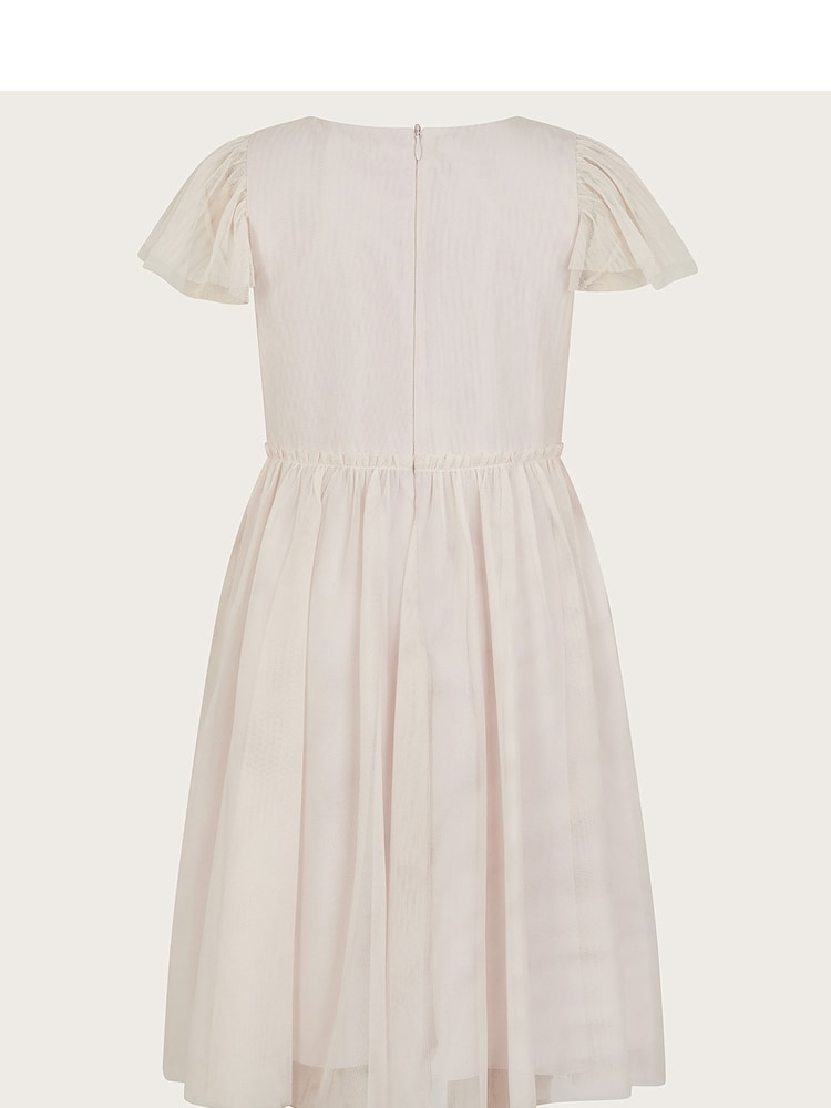 Monsoon Emma Sequin Ruffle Dress - Image 2 of 3