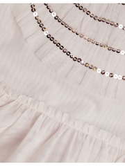 Monsoon Emma Sequin Ruffle Dress - Image 3 of 3