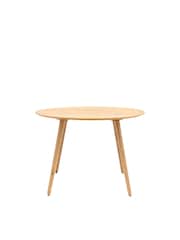 Gallery Home Natural Temara Oak Style 4 Seater Round Dining Table - Image 4 of 5