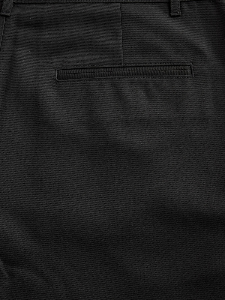 Negro - Pantalones de vestir con parte delantera lisa - Imagen 8 de 8