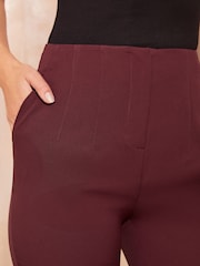 Friends Like These Burgundy Red Tailored Ankle Grazer Trousers Co Ord Suit - Image 5 of 5