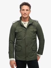 Superdry Green Merchant Technical Field Jacket - Image 1 of 7