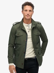 Superdry Green Merchant Technical Field Jacket - Image 6 of 7