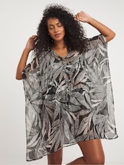 Simply Be Black Magisculpt Embellished Kaftan - Image 1 of 4