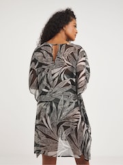 Simply Be Black Magisculpt Embellished Kaftan - Image 3 of 4