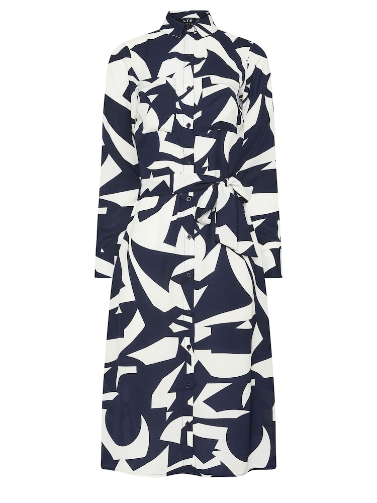 Long Tall Sally Midi Hemdkleid mit abstraktem Print - Bild 5 von 5 Long Tall Sally Midi Hemdkleid mit abstraktem Print - Bild 5 von 5
