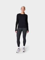 Sweaty Betty Black Athlete Seamless Featherweight Long Sleeve Top - Image 4 of 7