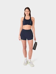 Sweaty Betty Blue Tropics Gradient Print Tempo Run Print Shorts - Image 2 of 8