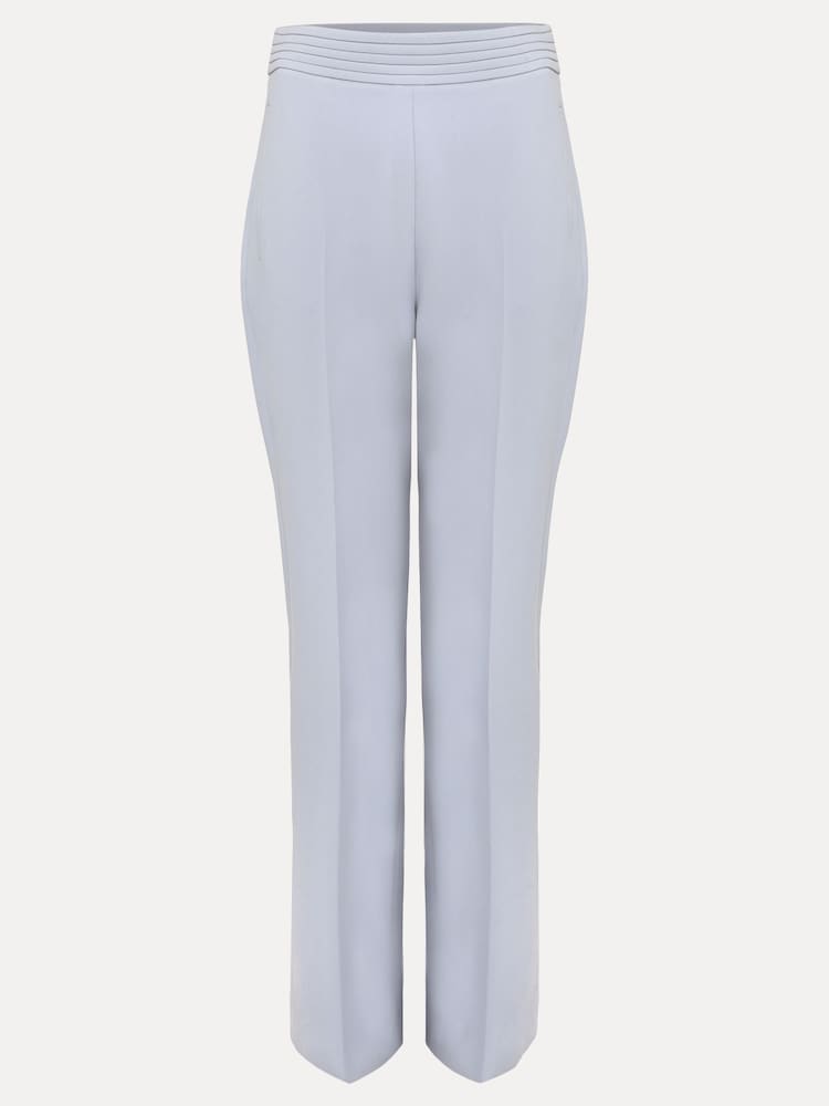 Phase Eight Blue Alexis Pleat Waistband Suit Trousers - Image 6 of 6