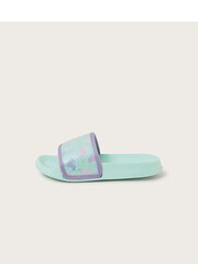Monsoon Blue Hologram Unicorn Sliders - Image 1 of 3