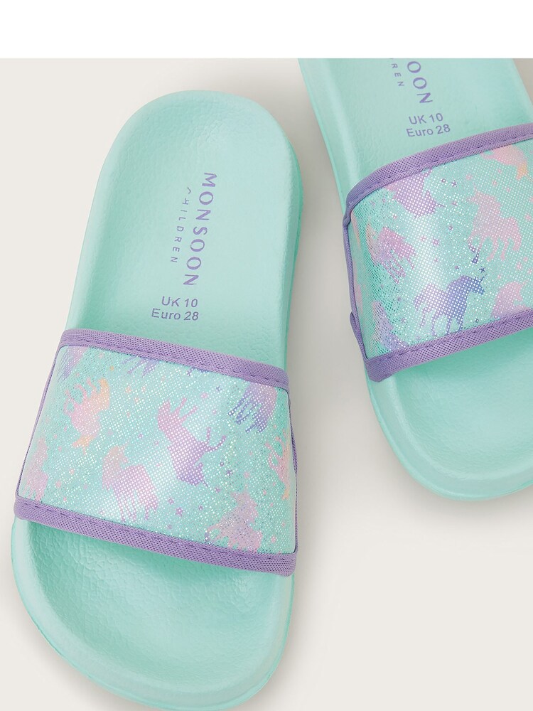 Monsoon Blue Hologram Unicorn Sliders - Image 3 of 3