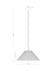 Natural Timor 5 Light Chandelier Ceiling Light Fitting - Image 4 of 5