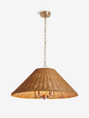 Natural Timor 5 Light Chandelier Ceiling Light Fitting - Image 5 of 5