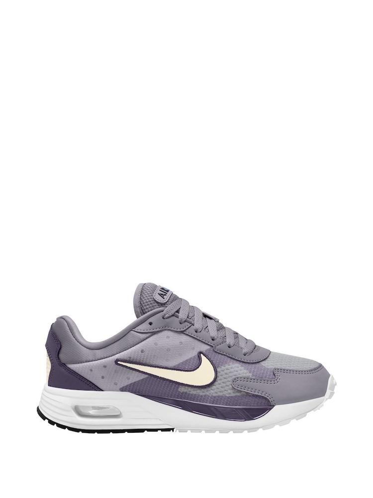 Nike Grey Youth Air Max Solo Trainers - Image 1 of 4