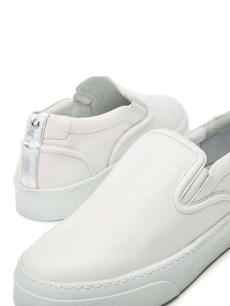 Moda In Pelle  Adreenia Slim Sole Slip On Trainers - Image 4 of 4