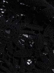 Czarny - Ted Baker Crochet Sleeveless Corha Midi Dress - Image 5 of 5