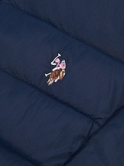 U.S. Polo Assn. Blue Lightweight Womens Puffer Gilet - Image 7 of 7