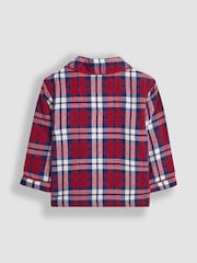 JoJo Maman Bébé Red Woven Pyjamas - Image 3 of 5
