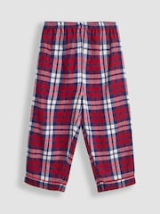 JoJo Maman Bébé Red Woven Pyjamas - Image 4 of 5