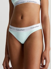 Calvin Klein Blue Logo Single Thong - Image 1 of 4