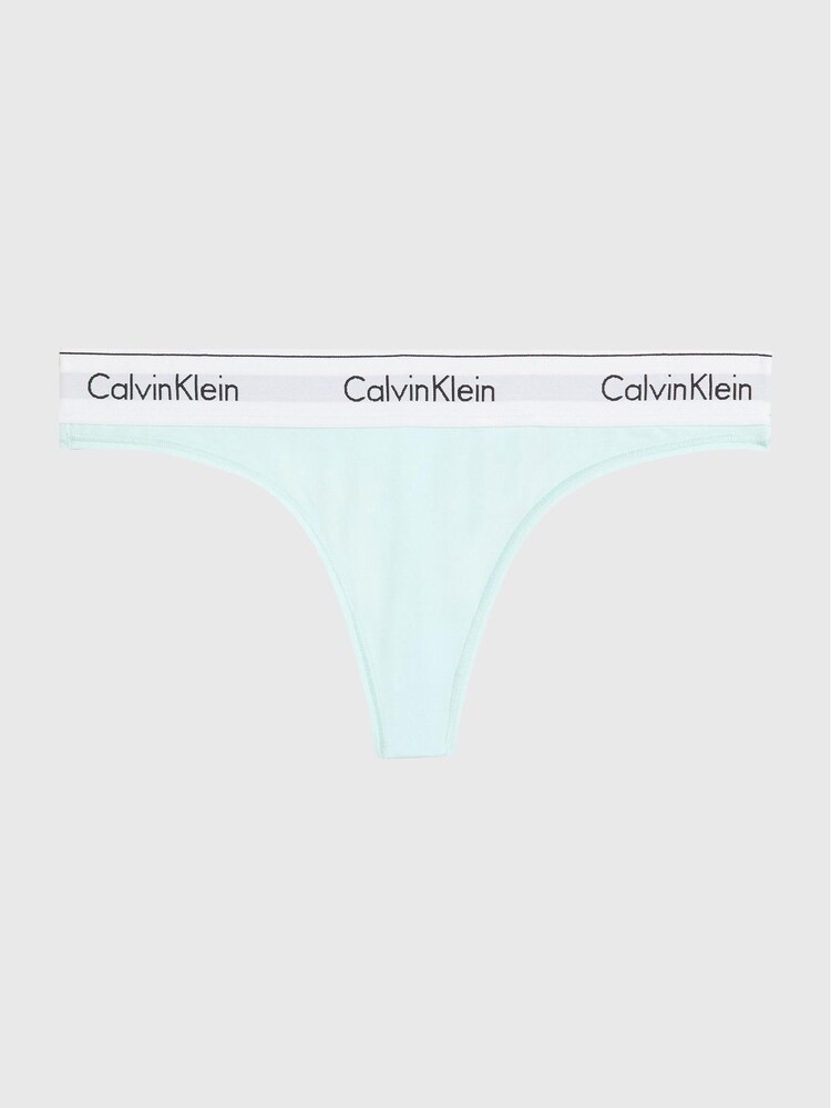 Calvin Klein Blue Logo Single Thong - Image 4 of 4