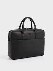 Osprey London The Onyx Leather  Black Laptop Bag - Image 2 of 6