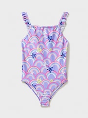 Crew Clothing Red Frill Swimsuit - Image 1 of 4