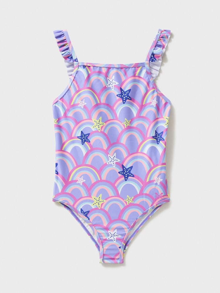 Crew Clothing Red Frill Swimsuit - Image 1 of 4